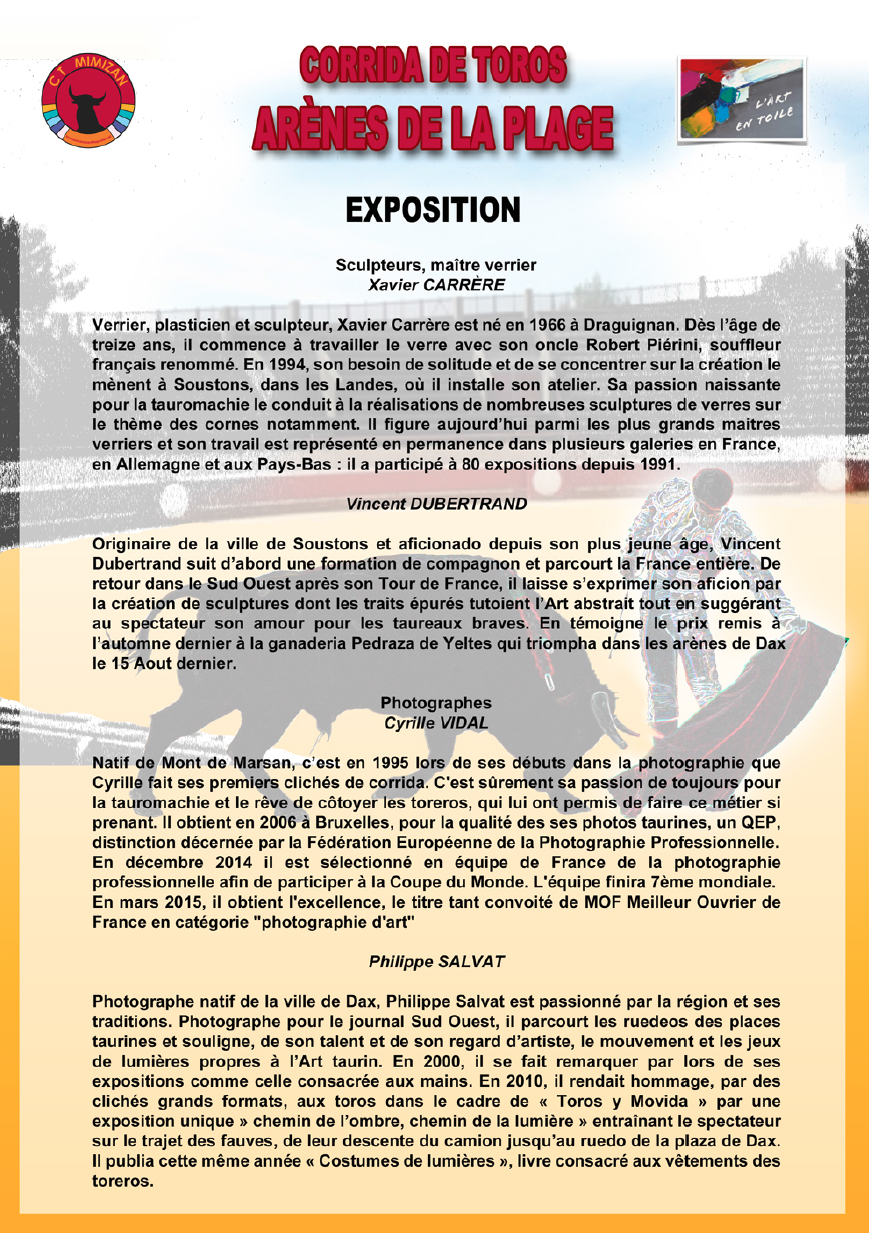 Dossier de presse expo mimizan 2015 2